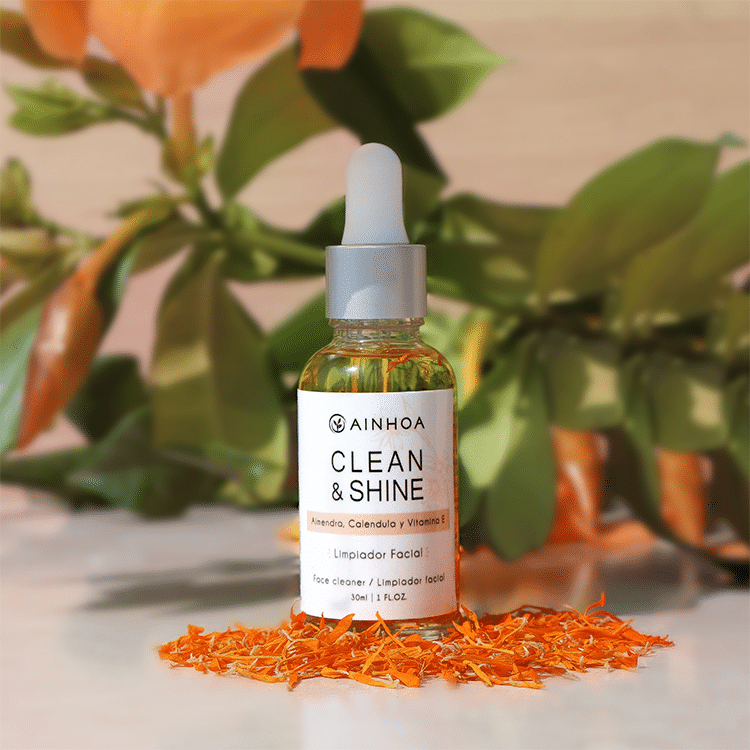 Limpiador Desmaquillante almendra calendula vitamina e ainhoa