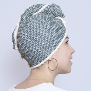 Turbante Blue Flowers  [ Dk ]