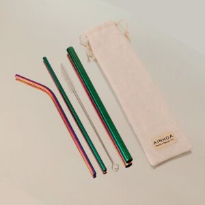 Set de Cañitas Acero Inoxidable Rainbow